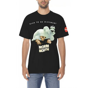 Port & Company Norm of the North T-Shirt Adult Small Black AMC Promo Graphic Tee